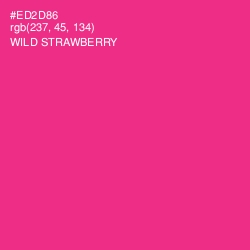 #ED2D86 - Wild Strawberry Color Image